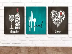 Premium 3D Canvas 3in1 Combo s16 Kitchen set