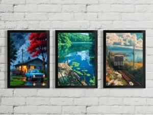 Forest Reflections Frame set