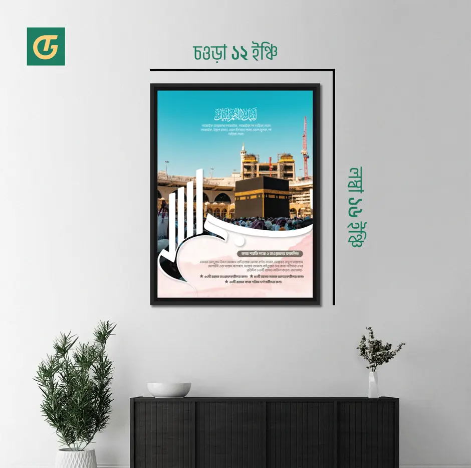 Makkah , Madinah & Al - Aqsa Canvas Combo - Image 2